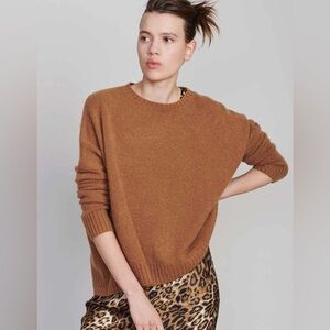 Organic BY JOHN PATRICK Wide Pull Over Sweater - Vicuña, 100% Cashmere, Medium